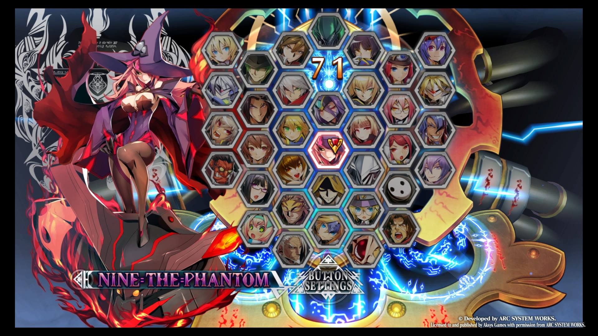 blazblue centralfiction characters